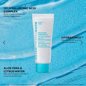 PETER THOMAS ROTH Water Drench Hyaluronic Jelly Moisturizer 7.5 mL 0.25 fl oz